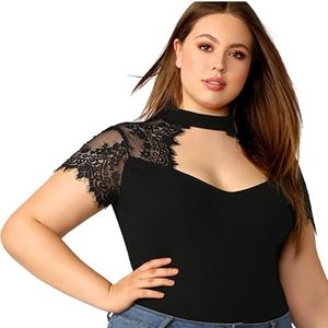Plus Size chocker blouse